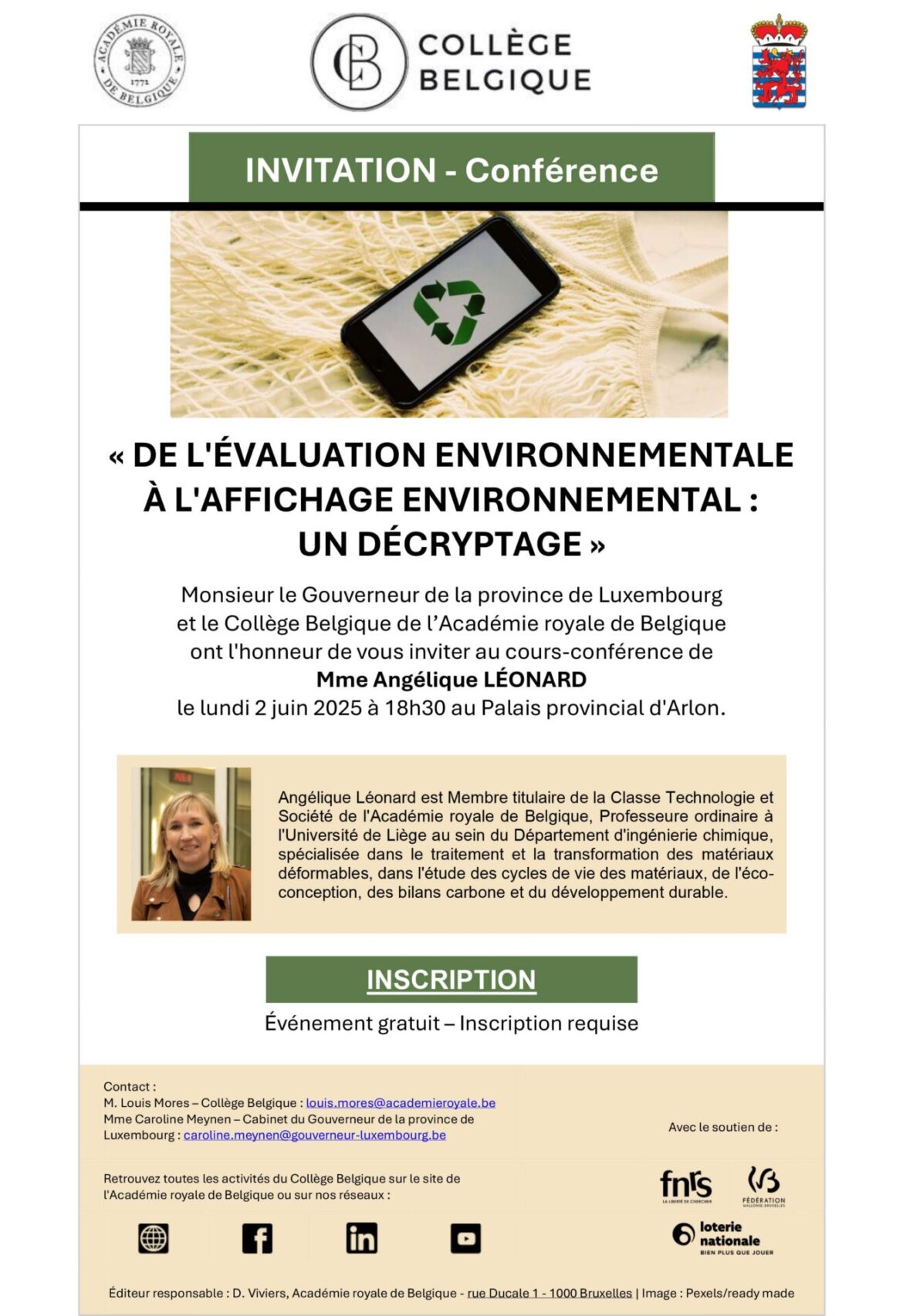 Collège Belgique 2 juin